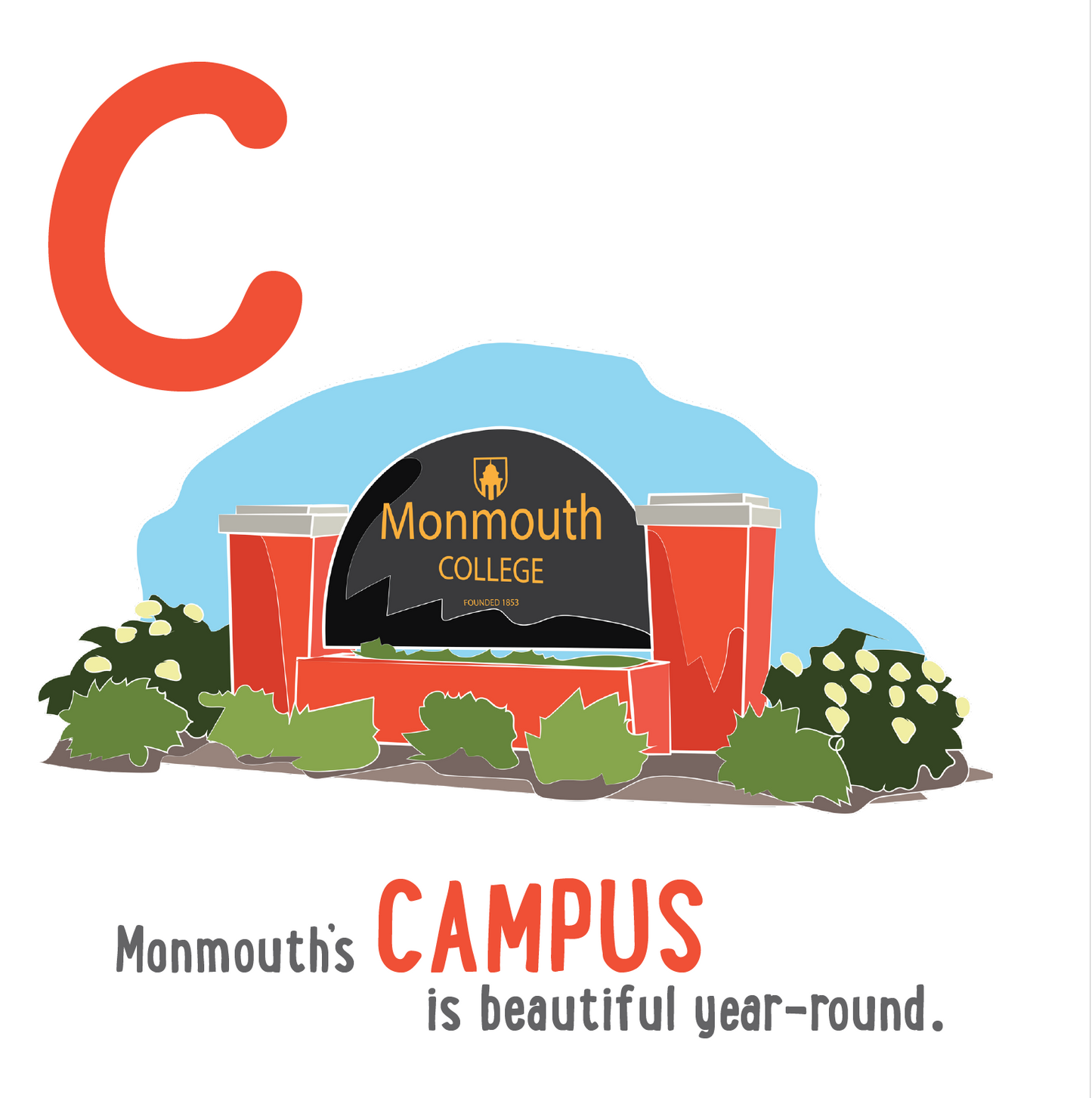 Monmouth College: A to Z (Board Book Edition)